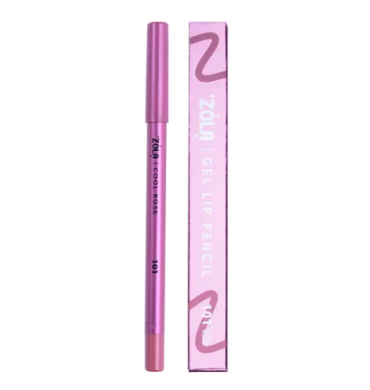Гелевий олівець для губ ZOLA, Cool Rose #101