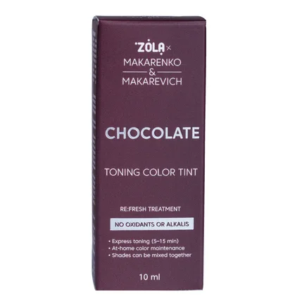 Tonująca farba do brwi ZOLA x Makarenko x Makarevich, Chocolate, 10 ml