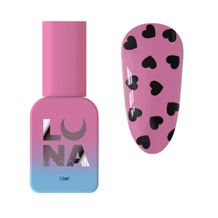 Топ для гель-лака без липкого слоя Luna Moon Romantic Black, 13 мл