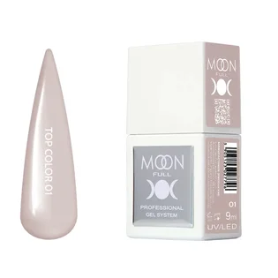 Топ Moon Full для гель-лаку Color Top #01, в баночці, 9 мл