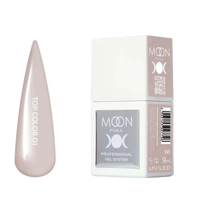 Топ Moon Full для гель-лаку Color Top #01, в баночці, 9 мл