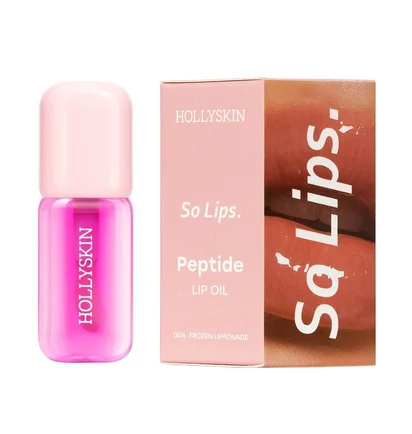 Зволожуюче масло для губ HollySkin So Lips Peptide Lip Oil #004 Frozen Lemonade, 4 мл
