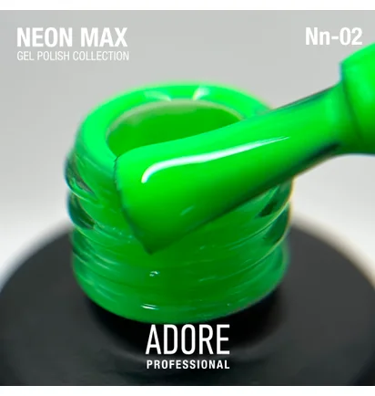 Неоновий гель-лак для нігтів Adore Professional Neon Max Nn-02 Glitch, 8 мл