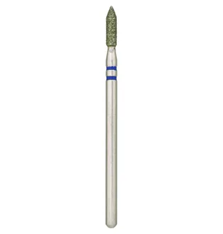 Diamond Nail Drill Bit Nisima, Thin cone P860m021, 2.1 mm, blue