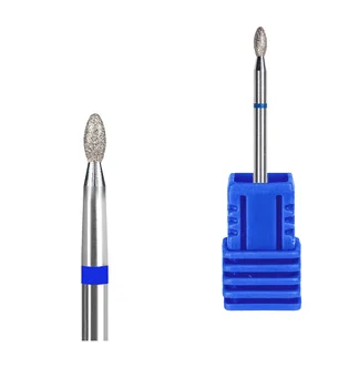 Diamond Drill Bit Kraken Nails, flame, with blue notch, 2.2×5.0 mm