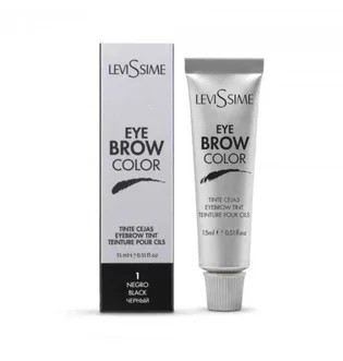 Фарба для брів LeviSsime Eye Brow Color, Black #1, 15 мл