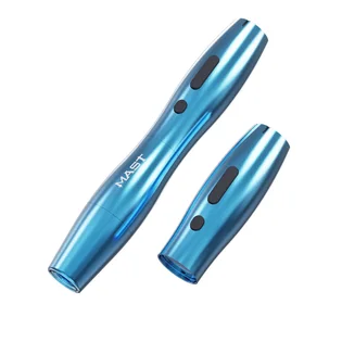 Модульна машинка для татуажу зі змінним блоком батареї Mast P20 WQP-020, Blue