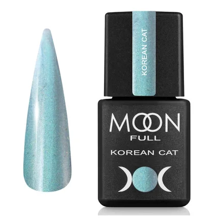 Gel Polish Moon Full Korean Cat #07, Aquamarine Breeze, 8 ml