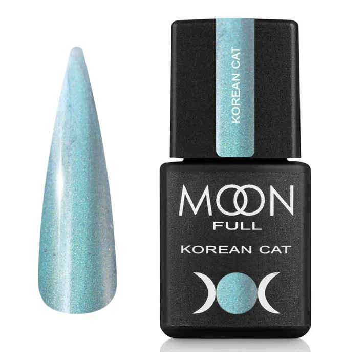 Gel Polish Moon Full Korean Cat #07, Aquamarine Breeze, 8 ml