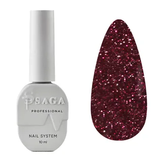 Світловідбиваючий гель-лак SAGA Professional Fiery Gel #25, 10 мл