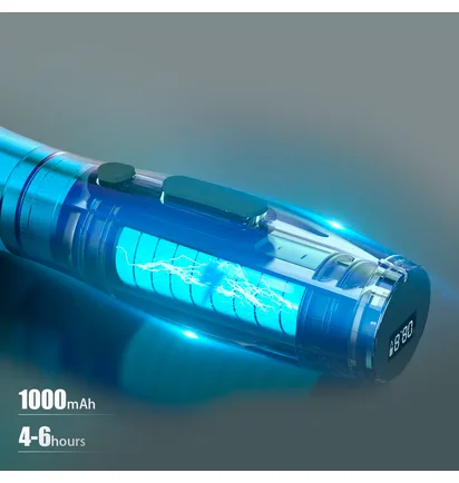 Модульна машинка для татуажу зі змінним блоком батареї Mast P20 WQP-020, Silver
