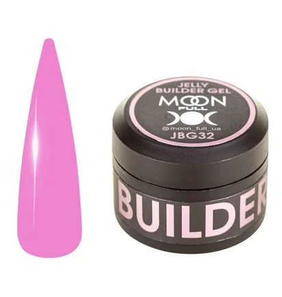 Żel-galaretka do przedłużania paznokci Moon Full Builder #32, różowy, 30 ml