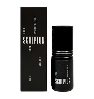 Klej do przedłużania rzęs Sculptor, Carbon, 5 ml
