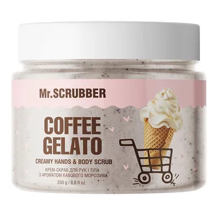 Крем-скраб для рук та тіла Mr.Scrubber, Coffee Gelato, 250 г