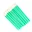 Макробраші для губ, салатові, 50 шт