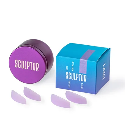 Набір силіконових валиків для ламінування вій Sculptor Lash Open Look Mix Lavender, 4 пари