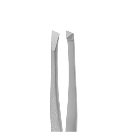 Пинцет для бровей Staleks Classic 10 Type 3, широкий, скошенный