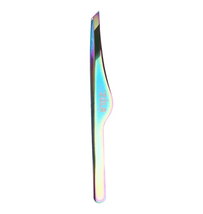 Angled Brow Tweezers ZOLA, Rainbow