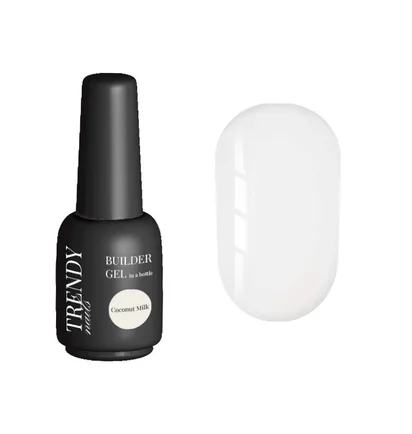 Гель для нарощування Trendy Nails Builder Gel, Coconut Milk, HEMA/TPO free, 15 мл
