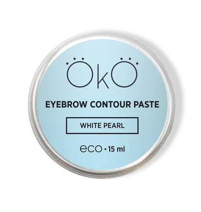 Паста для бровей OKO Lash&Brow Eyebrow Contour Paste White Pearl, 15 мл