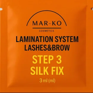 Засіб для ламінування вій та брів Mar-Ko Silk Fix Step 3, 3 мл