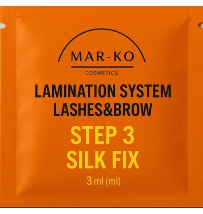 Засіб для ламінування вій та брів Mar-Ko Silk Fix Step 3, 3 мл