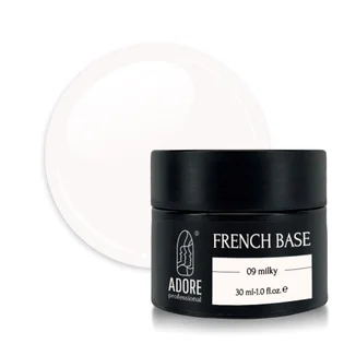 Камуфлююча база Adore Professional French Base №09 Milky, 30 мл