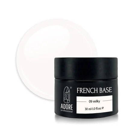 Камуфлююча база Adore Professional French Base №09 Milky, 30 мл