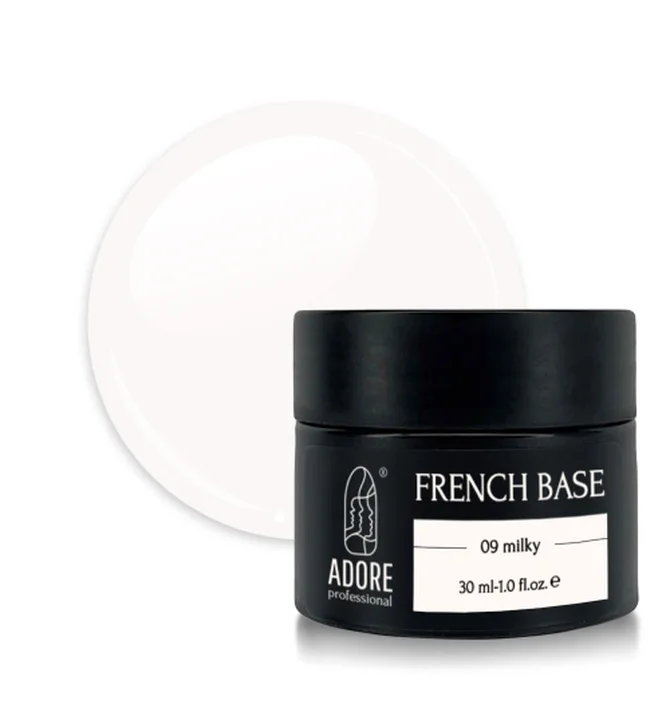 Камуфлююча база Adore Professional French Base №09 Milky, 30 мл