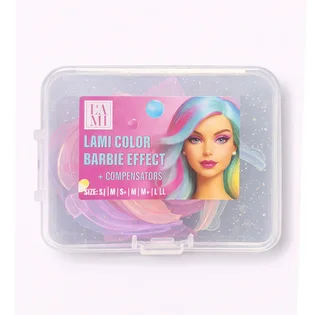 Набір валиків для ламінування Lami Lashes Color Barbie Effect з компенсаторами, 8 пар