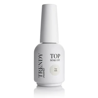 Топ для гель-лаку Trendy Nails Top Milk HEMA/TPO free, 15 мл