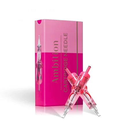 Набор картриджей для татуажа Ambition Pink 1203RL, 0.35 мм, 20 шт
