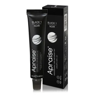 Фарба для брів та вій Apraise Vegan & PPD Free Black #1, 20 мл