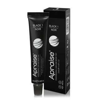 Фарба для брів та вій Apraise Vegan & PPD Free Black #1, 20 мл