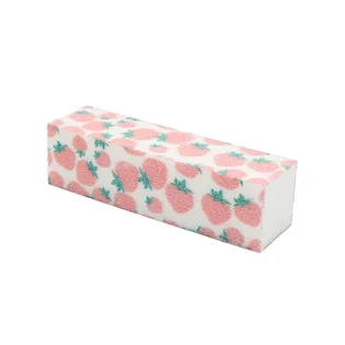 Nail Buffer, with strawberry print