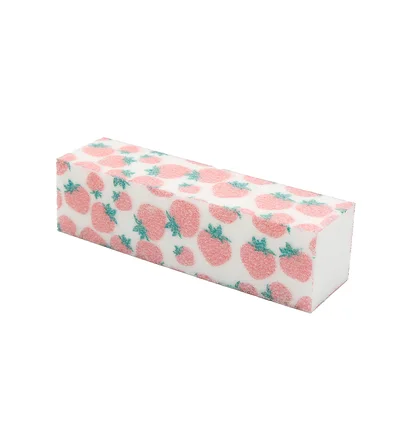 Nail Buffer, with strawberry print