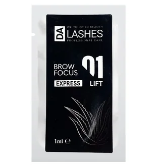 Preparat do brwi Dalashes Brow Focus Express Step 01 Lift saszetka, 1,5 ml