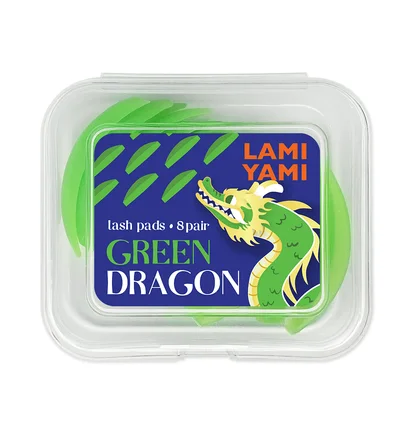 Eyelash Lamination Curlers Lami Yami Green Dragon, 8 pairs