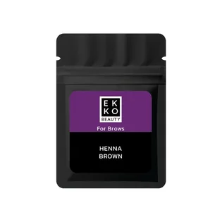 Хна для брів Ekko Beauty, Brown, в саше, 7 г