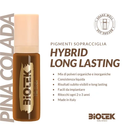 Hybrid Eyebrow Pigment Biotek Piña Colada, 15 ml