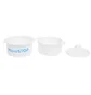 Pojemnik do sterylizacji i dezynfekcji narzędzi do manicure MicroSTOP, biały, 120 ml