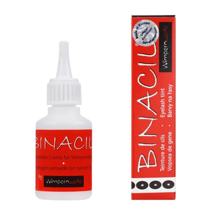 Zestaw do farbowania brwi Binacil Natural Brown + oksydant 3%