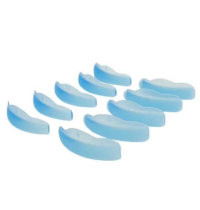 Набір валиків для ламінування My Lamination Silicone Lash Mix, блакитні плоскі, 5 пар