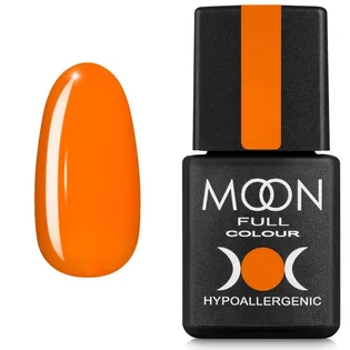 Гель-лак Moon Full Neon #704, помаранчевий, 8 мл