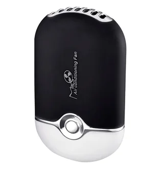 Przenośny wiatraczek USB do przedłużania rzęs, czarny