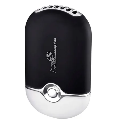 Przenośny wiatraczek USB do przedłużania rzęs, czarny