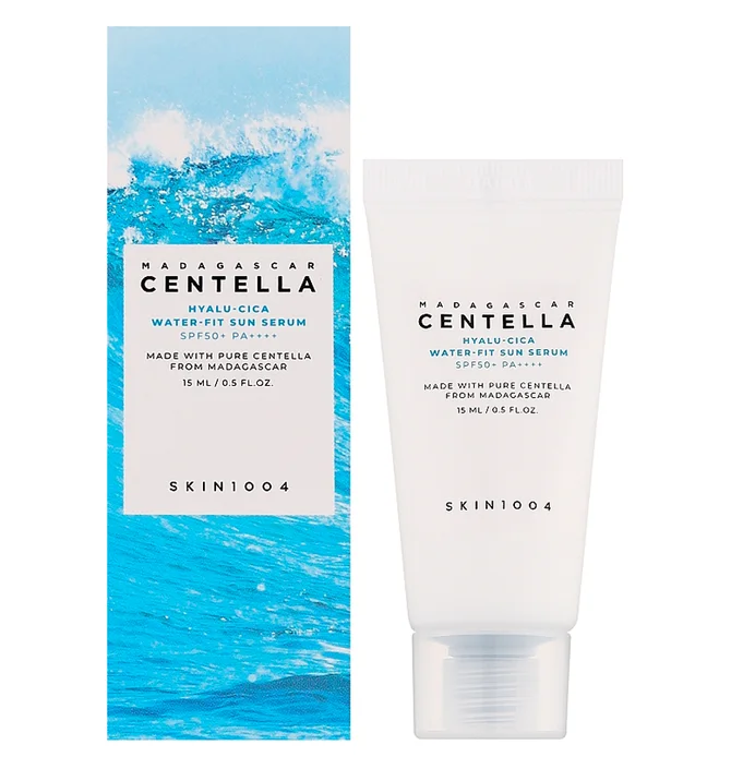 Сонцезахисна сироватка SKIN1004 Hyalu-Cica Water-Fit Sun Serum SPF50+ PA++++, 15 мл