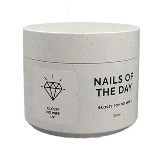 Топ для гель-лаку без липкого шару Nails Of The Day Glossy Top No Wipe, 30 мл