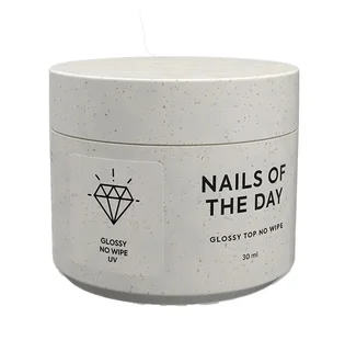 Топ для гель-лаку без липкого шару Nails Of The Day Glossy Top No Wipe, 30 мл