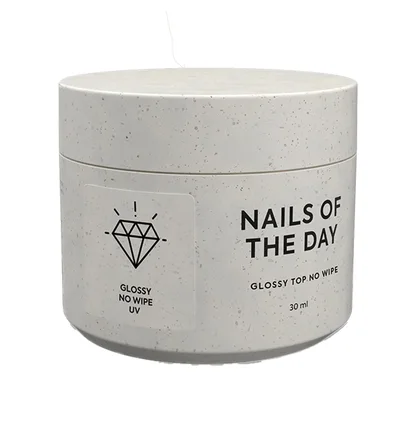 Топ для гель-лаку без липкого шару Nails Of The Day Glossy Top No Wipe, 30 мл